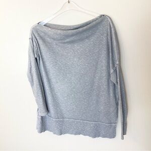 Free People Get Together Long Sleeve Top - Gray - M